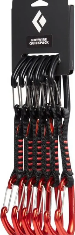 Black Diamond Hotwire Quickpack 12 cm x 6 jatkopakkaus, puna/musta