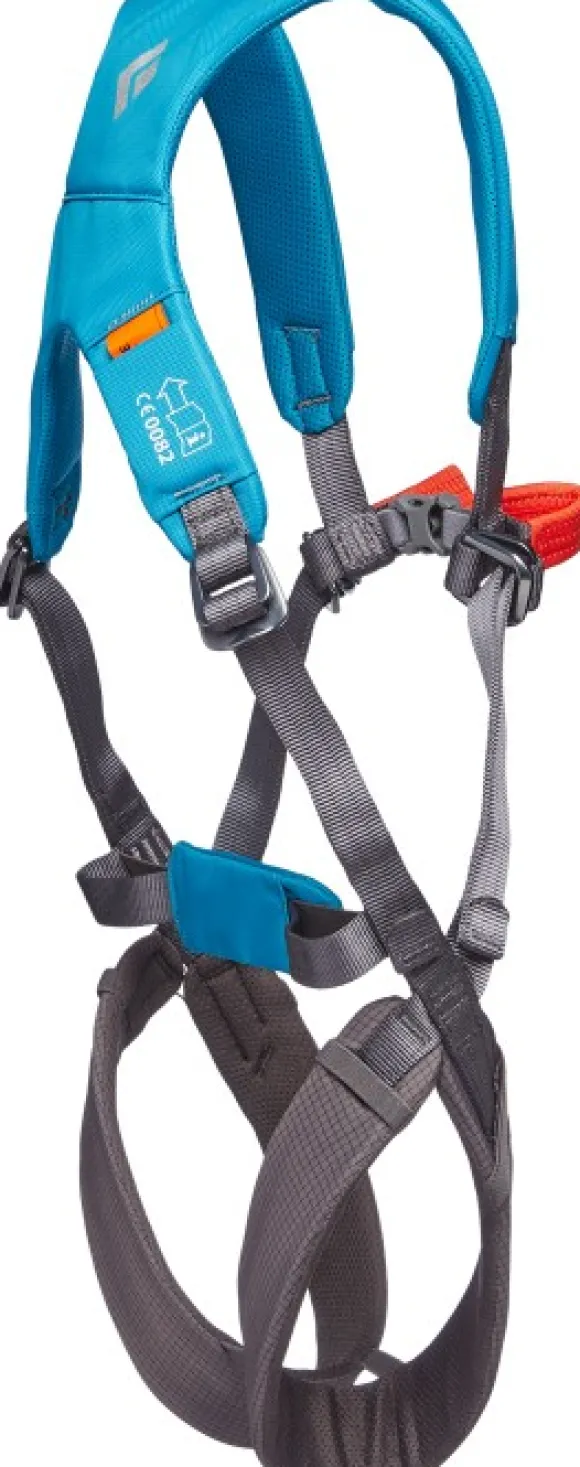 Black Diamond Kids Full Body Momentum Harness Azul -lasten kokovartalovaljaat