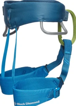 Black Diamond Kids Momentum Harness Kingfisher -lasten kiipeilyvaljaat