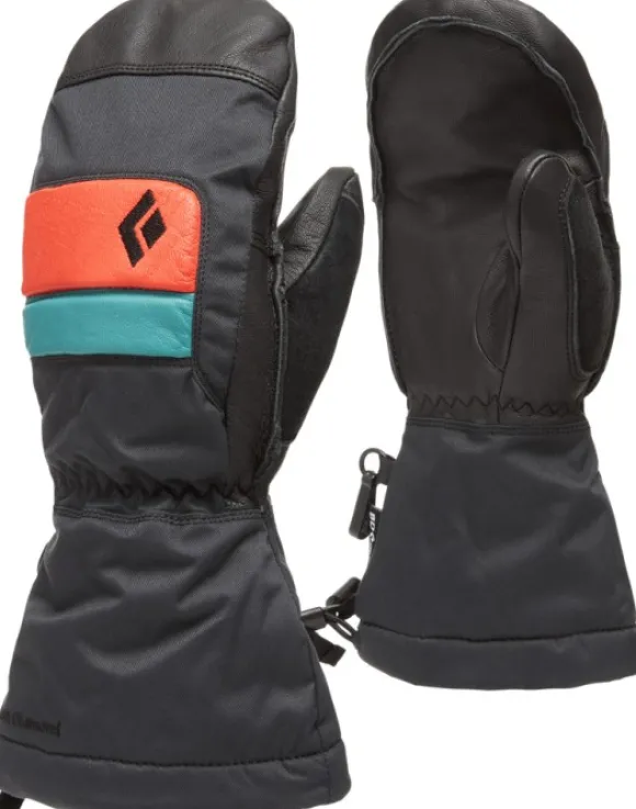 Black Diamond Kids Spark Mitts lasten kintaat, Caspian/Rust