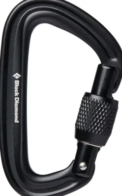 Black Diamond Liteforge Screwgate Carabiner Black -erittäin kevyt karbiini