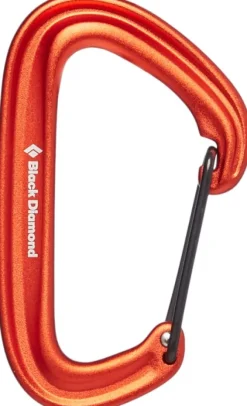 Black Diamond Litewire karabiinihaka, oranssi