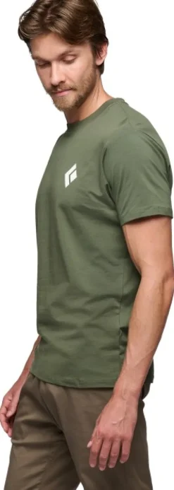 Black Diamond M Equipment For Alpinist SS Tee t-paita, vihreä