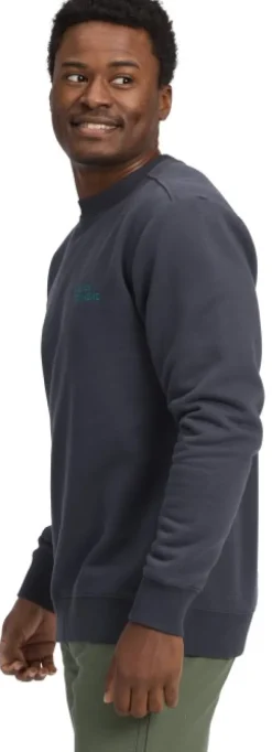 Black Diamond M Mini Stacked Crewneck Charcoal