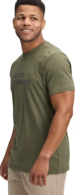 Black Diamond M Mini Stacked SS Tee Tundra