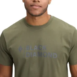 Black Diamond M Mini Stacked SS Tee Tundra