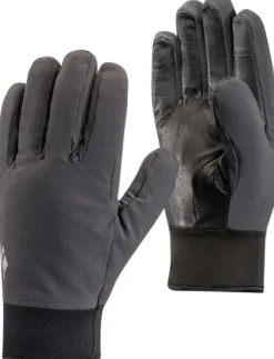 Black Diamond Midweight Softshell Gloves hanskat, Smoke