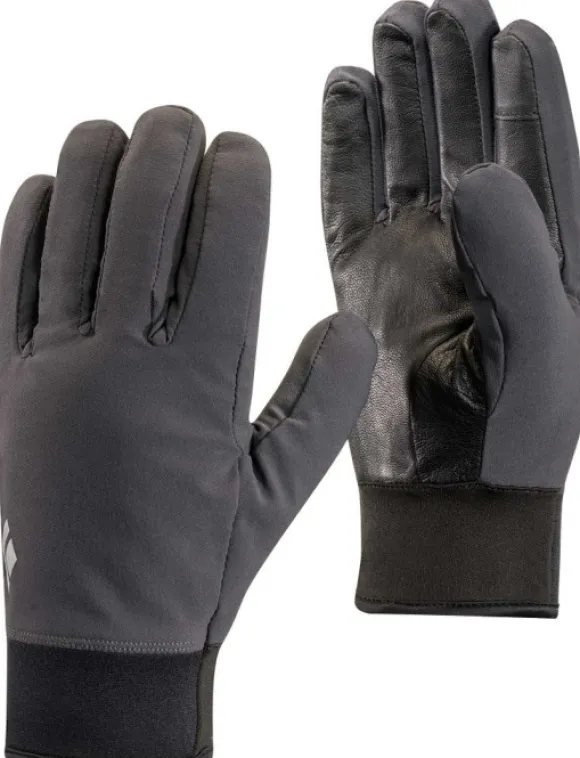 Black Diamond Midweight Softshell Gloves hanskat, Smoke