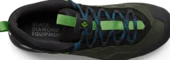 Black Diamond Mission Leather Low WP Approach Shoes kengät, vihreä