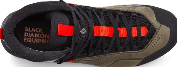 Black Diamond Mission Leather Mid WP Approach Shoes kengät, Walnuts/Octane