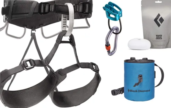 Black Diamond Momentum 4S kiipeilyvaljaspaketti, tummanharmaa