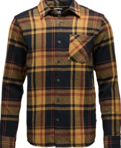 Black Diamond Project Flannel paita, Black/Flax Plaid