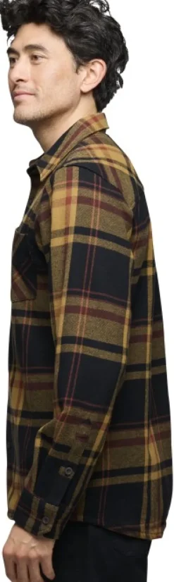 Black Diamond Project Flannel paita, Black/Flax Plaid