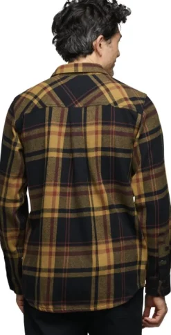 Black Diamond Project Flannel paita, Black/Flax Plaid