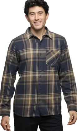 Black Diamond Project Flannel paita, Charcoal/Walnut Plaid