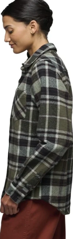 Black Diamond Project Heavy Flannel naisten paita, Tundra/Black/Agave Plaid