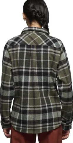 Black Diamond Project Heavy Flannel naisten paita, Tundra/Black/Agave Plaid