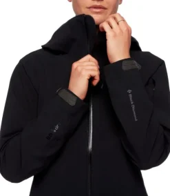 Black Diamond Recon Stretch naisten laskettelutakki, musta