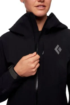 Black Diamond Recon Stretch naisten laskettelutakki, musta