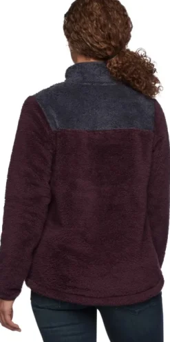 Black Diamond Roadie Qtr Zip Fleece naisten fleece, tumma viininpunainen/harmaa