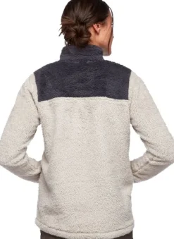 Black Diamond Roadie Quarter Zip naisten fleecepusero, beige/harmaa