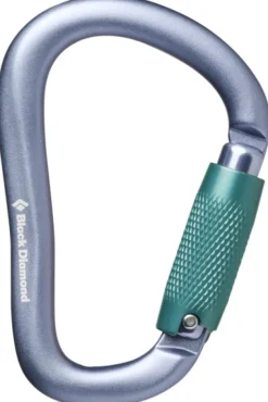 Black Diamond Rocklock Triple Lock Carabiner Gray