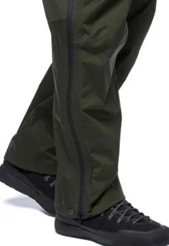 Black Diamond Stormline Stretch Full Zip sadehousut, musta