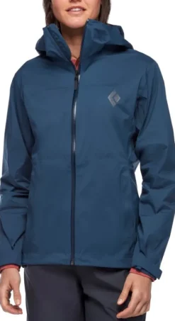 Black Diamond Stormline Stretch naisten kuoritakki, sininen