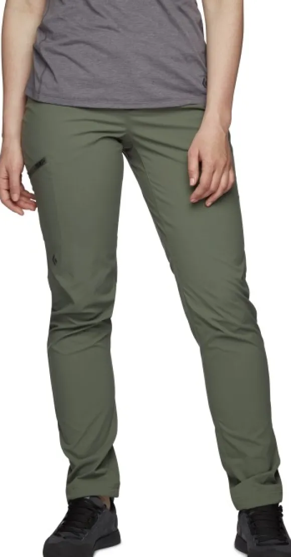 Black Diamond Technician Alpine Pants naisten kiipeilyhousut, harmaavaaleanpunainen