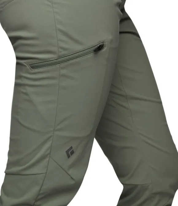 Black Diamond Technician Alpine Pants naisten kiipeilyhousut, harmaavaaleanpunainen