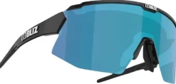 Bliz Breeze Matt Black + Brown w Blue Multi + Spare lens Orange urheilulasit