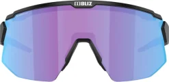 Bliz Breeze Matt Black + Violet w Blue Multi + Spare lens: Brown w Silver Mirror urheilulasit