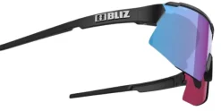 Bliz Breeze Matt Black + Violet w Blue Multi + Spare lens: Brown w Silver Mirror urheilulasit