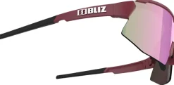 Bliz Breeze Small Matt Burgundy + Brown w Rose Multi + Spare lens Pink urheilulasit