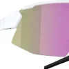 Bliz Breeze Small Matt White + Brown w Rose Multi + Spare lens Clear urheilulasit