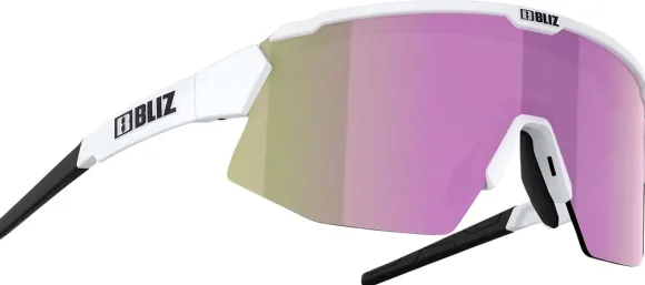 Bliz Breeze Small Matt White + Brown w Rose Multi + Spare lens Clear urheilulasit