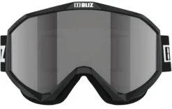 Bliz Liner laskettelulasit, Black/White Logo/Orange & Silver Mirror