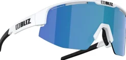 Bliz Matrix Matt White Nano Optics Photochromic Brown w Blue Multi