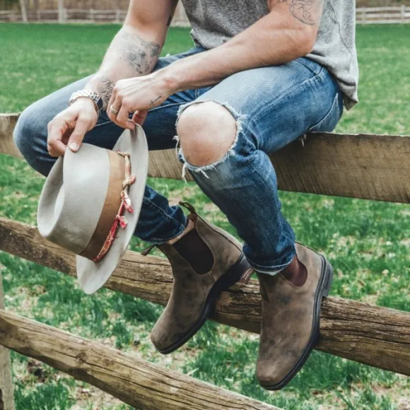 Blundstone 1306 Dressboot kengät, unisex, rustiikkinen ruskea