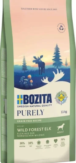 Bozita Dog Purely Adult Elk 11 kg