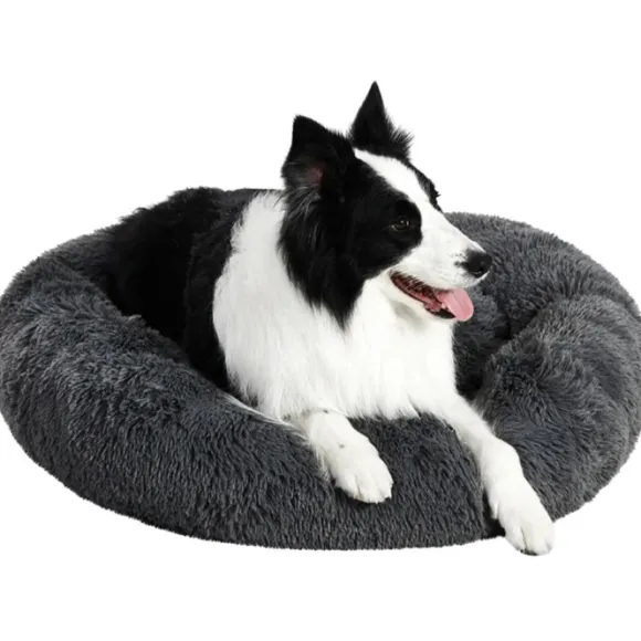Brava Fluffy Calming Bed Dark Grey XXL