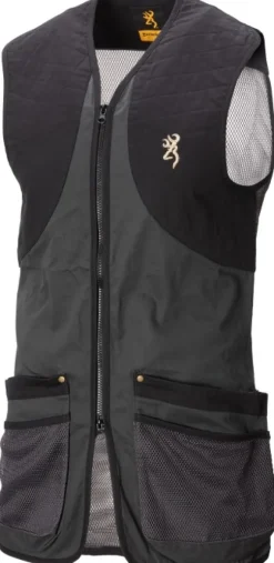 Browning Classic Shooting Vest ampumaliivi, tummanharmaa