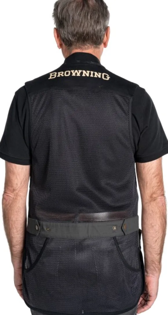Browning Classic Shooting Vest ampumaliivi, tummanharmaa