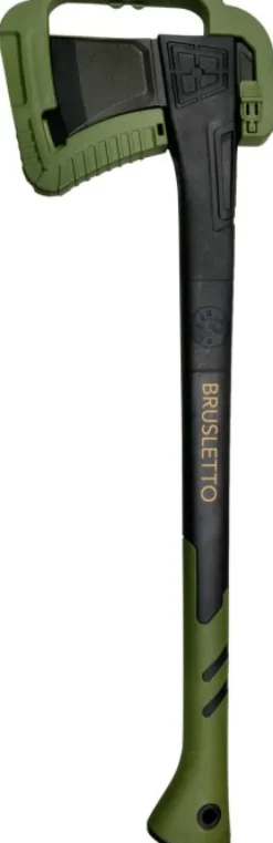 Brusletto Kikut Splitting Axe 71 cm halkaisukirves, musta/vihreä