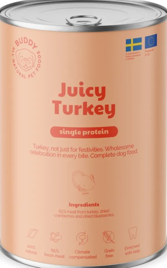 Buddy Juicy Turkey märkäruoka