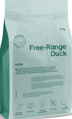 Buddy Free-Range Duck kuivaruoka, 2 kg