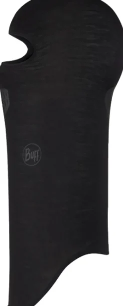 Buff Lightweight Merino Wool Balaclava, unisex, musta