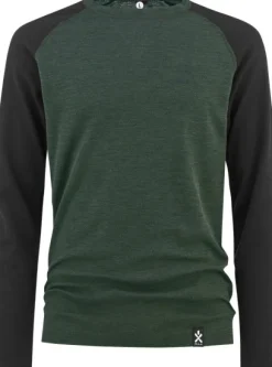 Bula Norm Merino Wool Crew + Pant kerrasto, Black