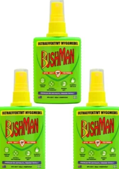 Bushman Pumpspray 90ml 3-pack