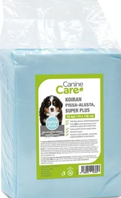 CanineCare Koiran Pissa-alusta Super Plus, 70x130 cm, 25 kpl